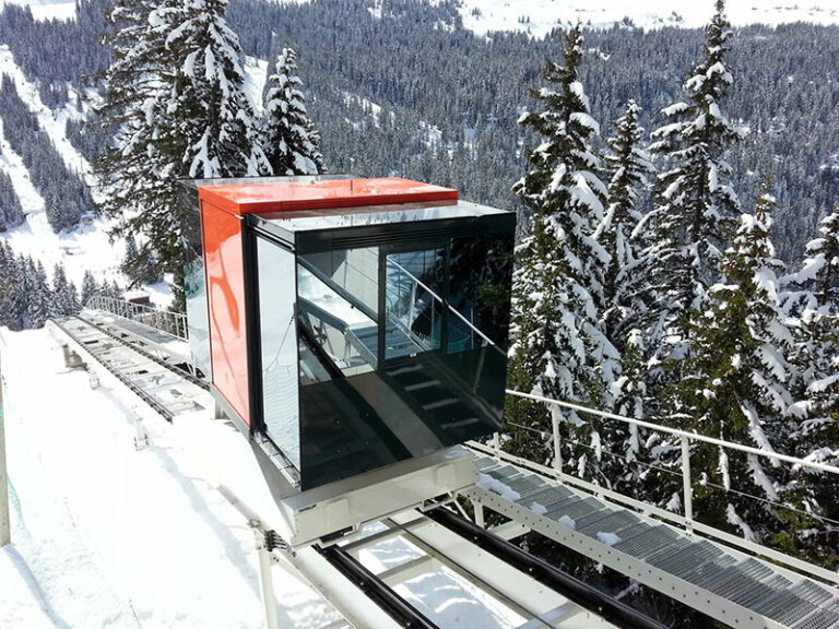 ascenseur incliné Flaine