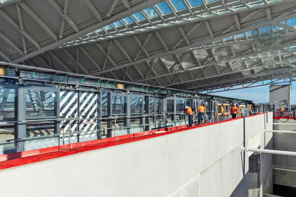 Travaux de la ligne 18 à Paris