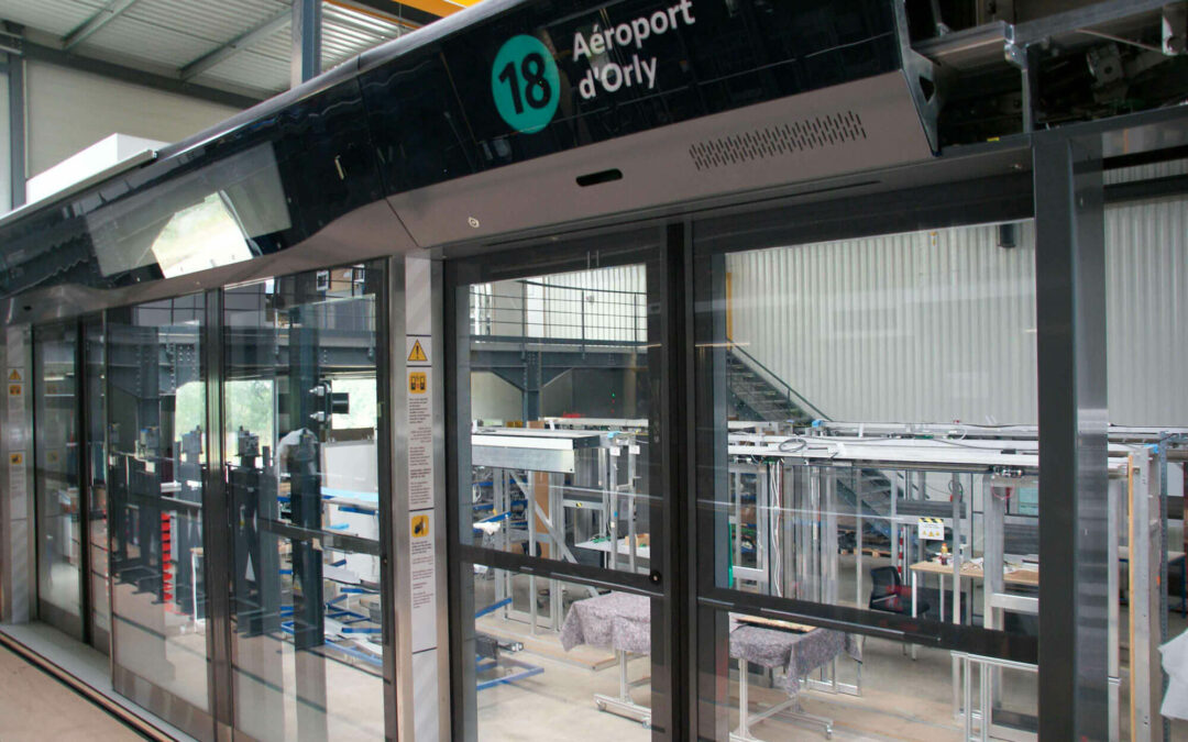 Start of the resistance tests for the platform screen doors prototype of line 18